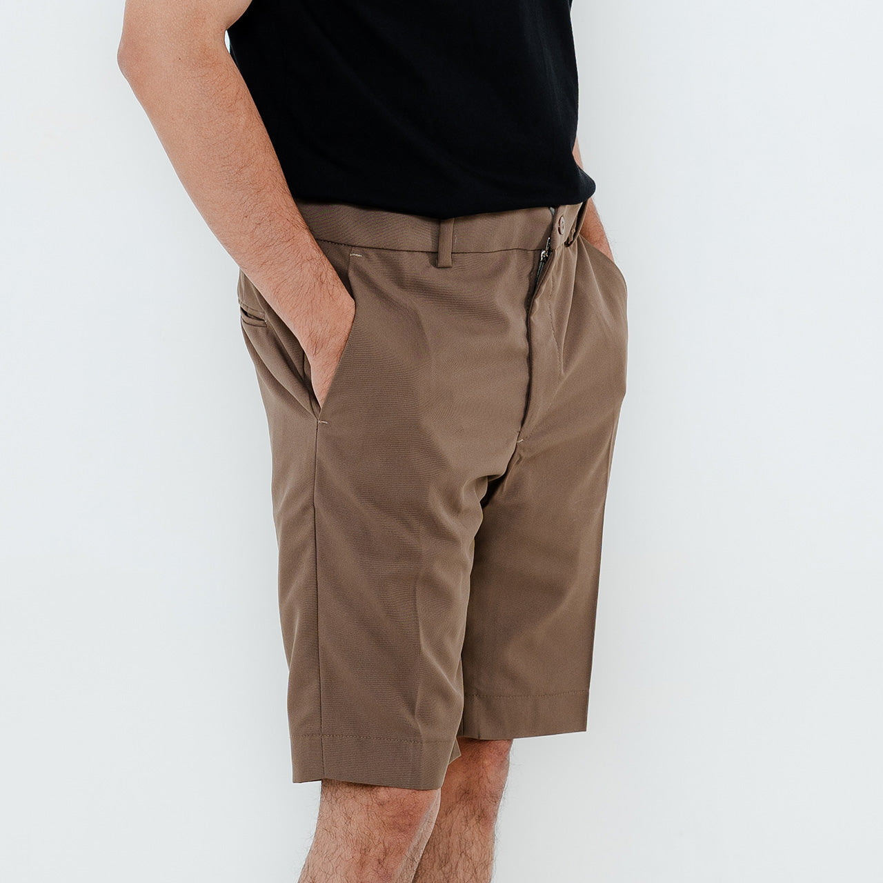 Short Chino Pants Brown