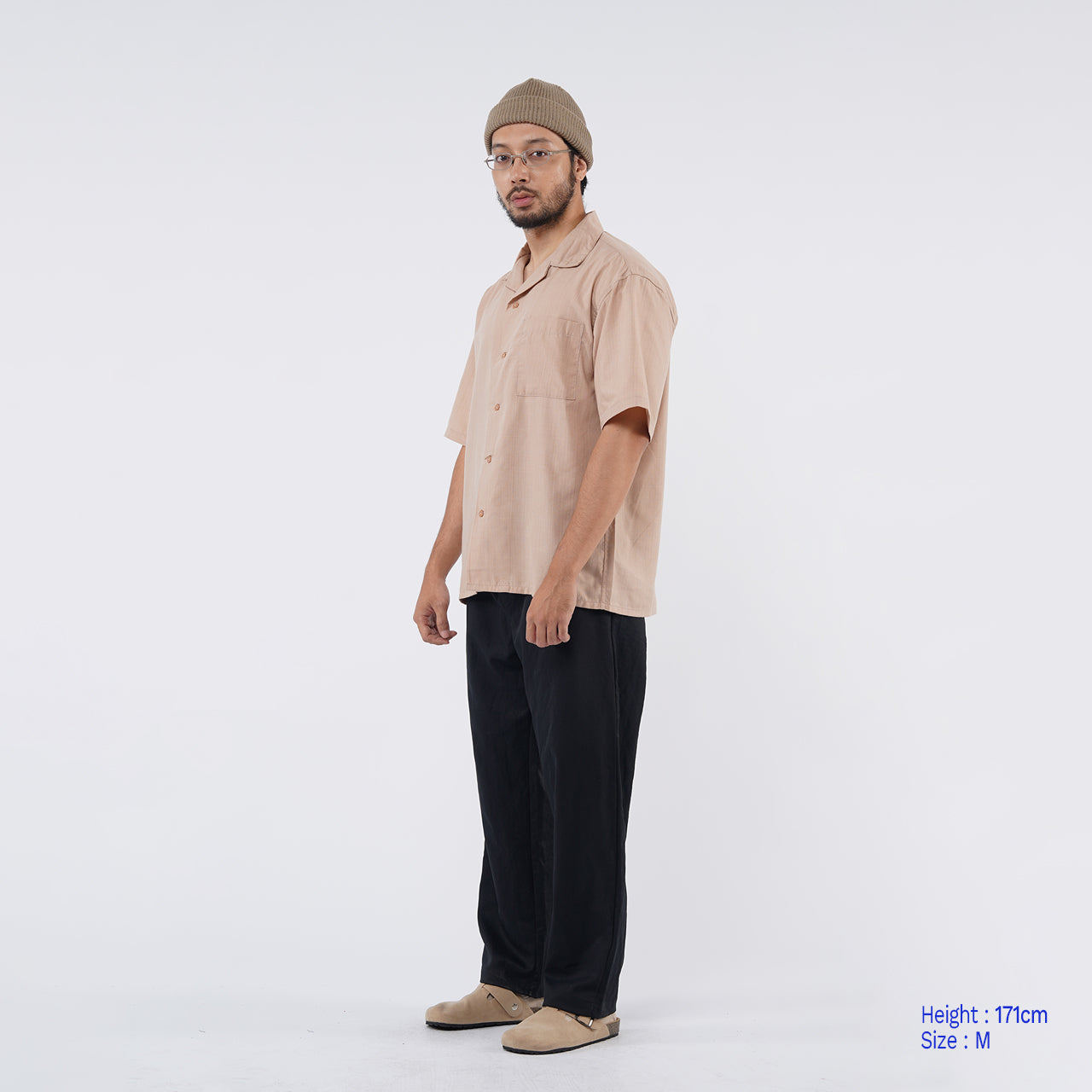 Open Collar Shirt 2.0 Light Brown