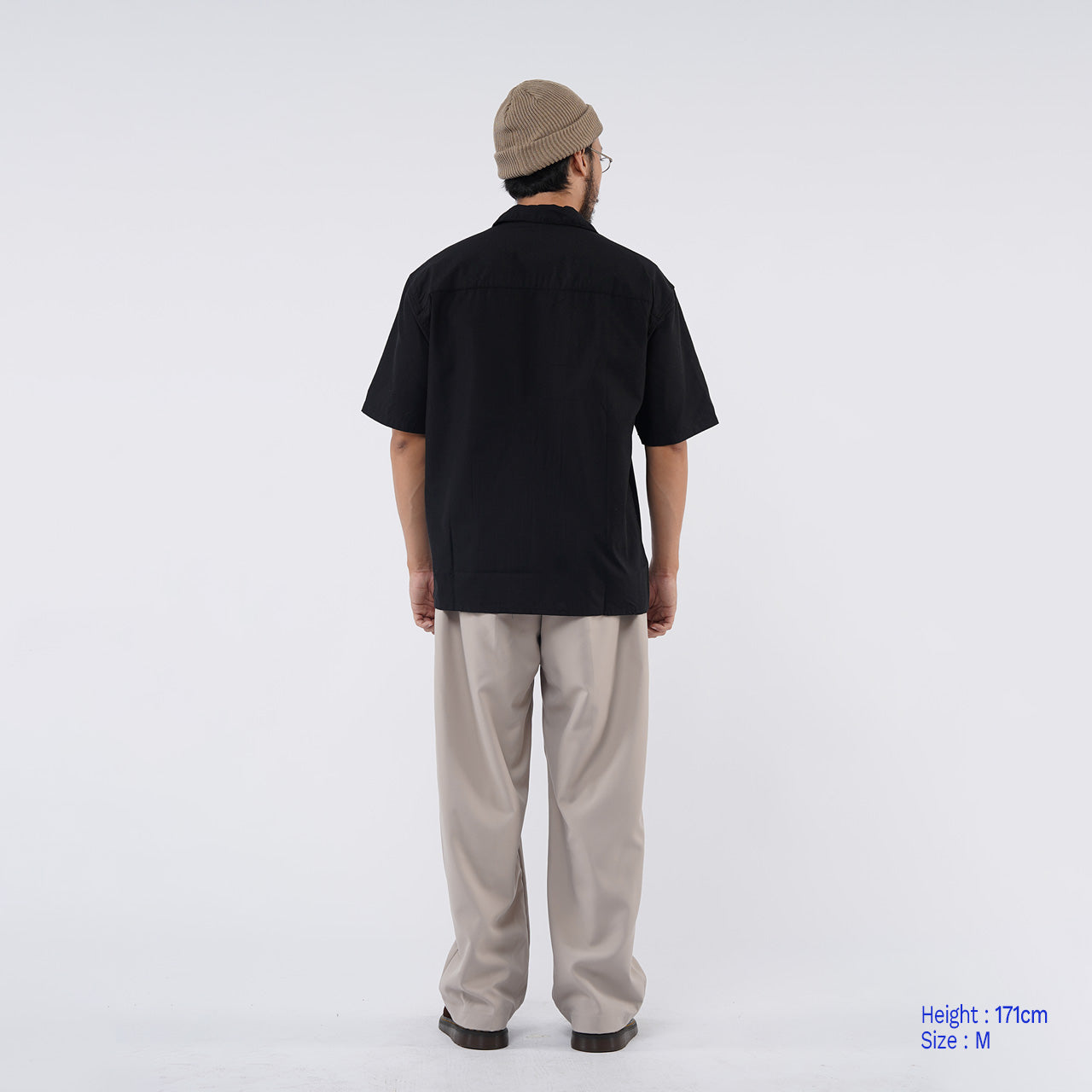 Open Collar Shirt 2.0 Black