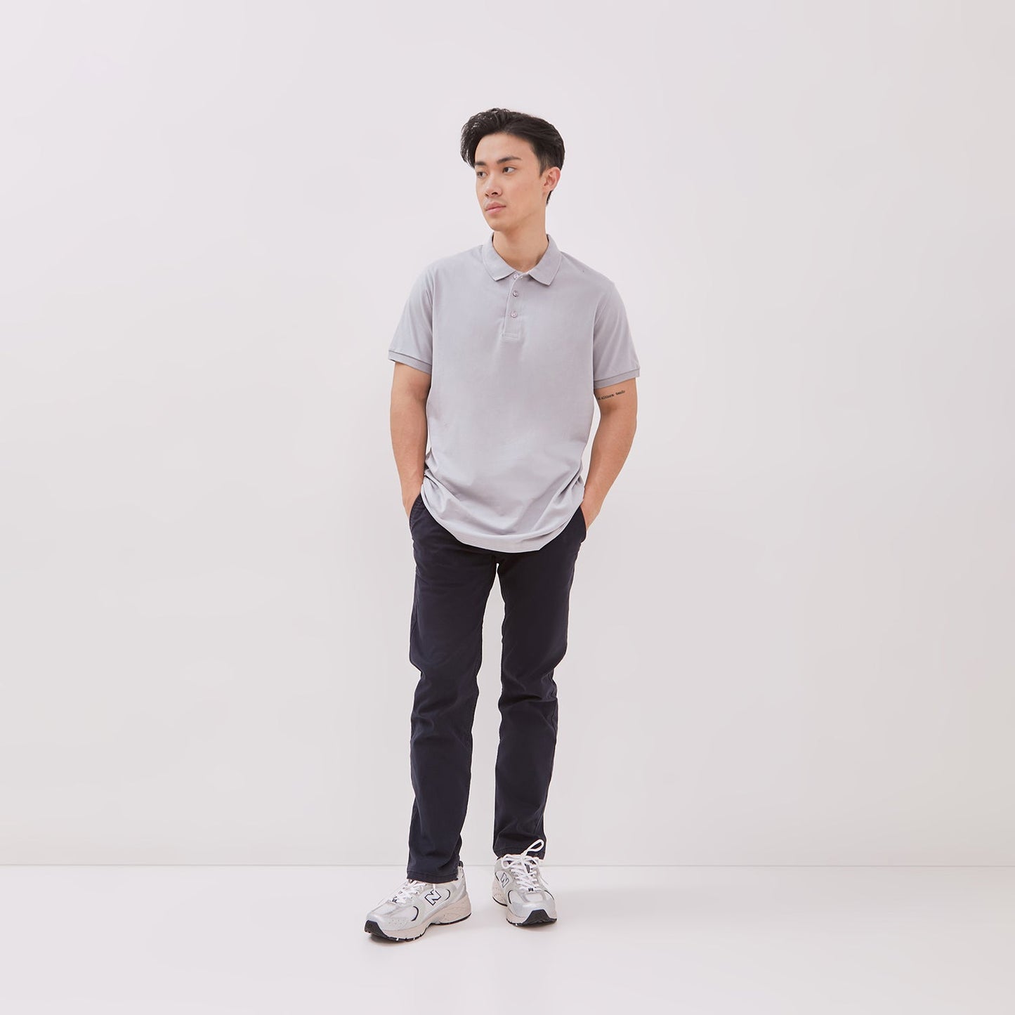Polo Comfort Light Grey