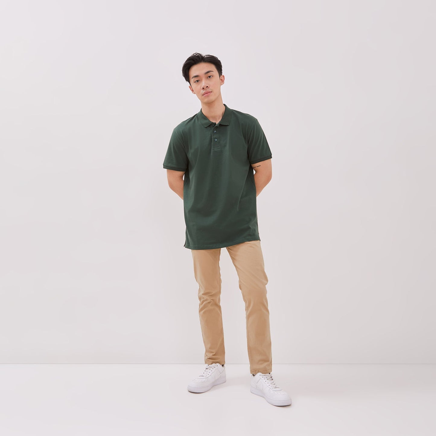 Polo Comfort Forest Green