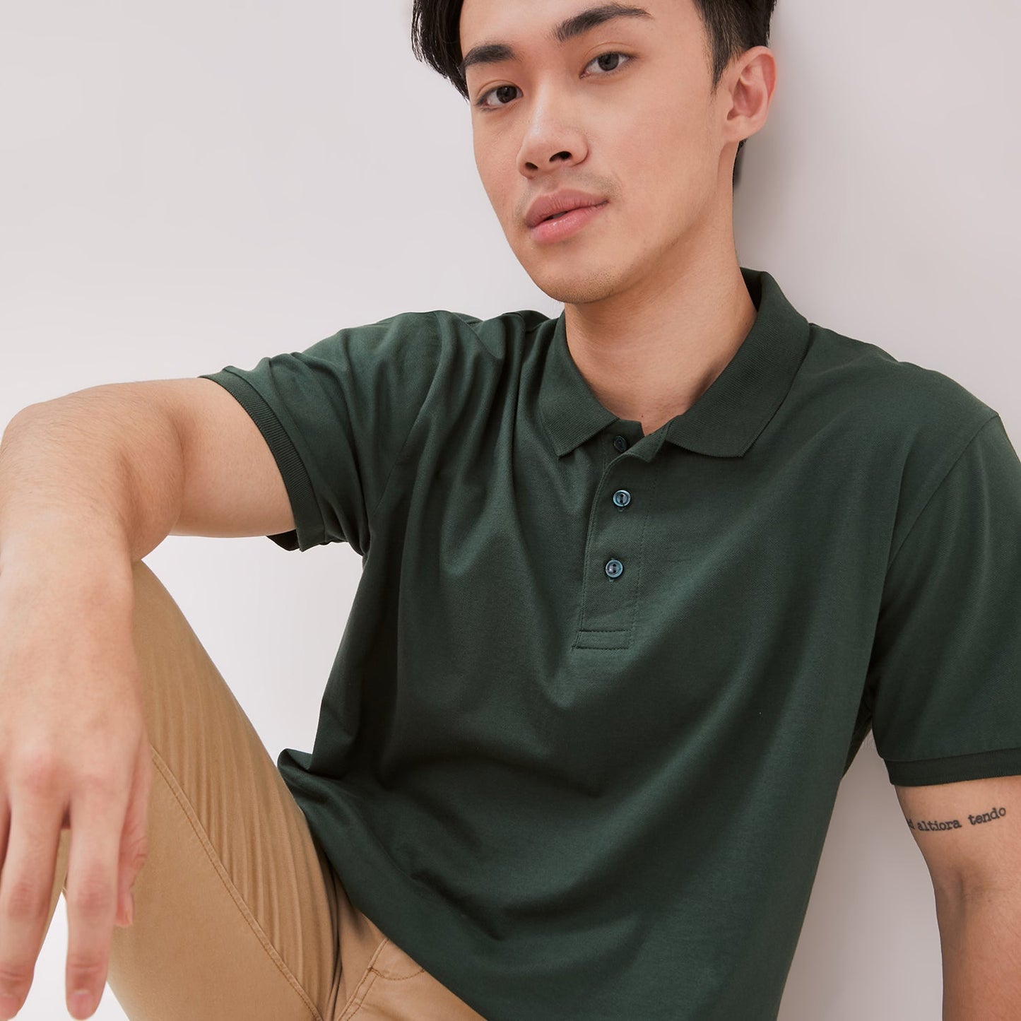 Polo Comfort Forest Green