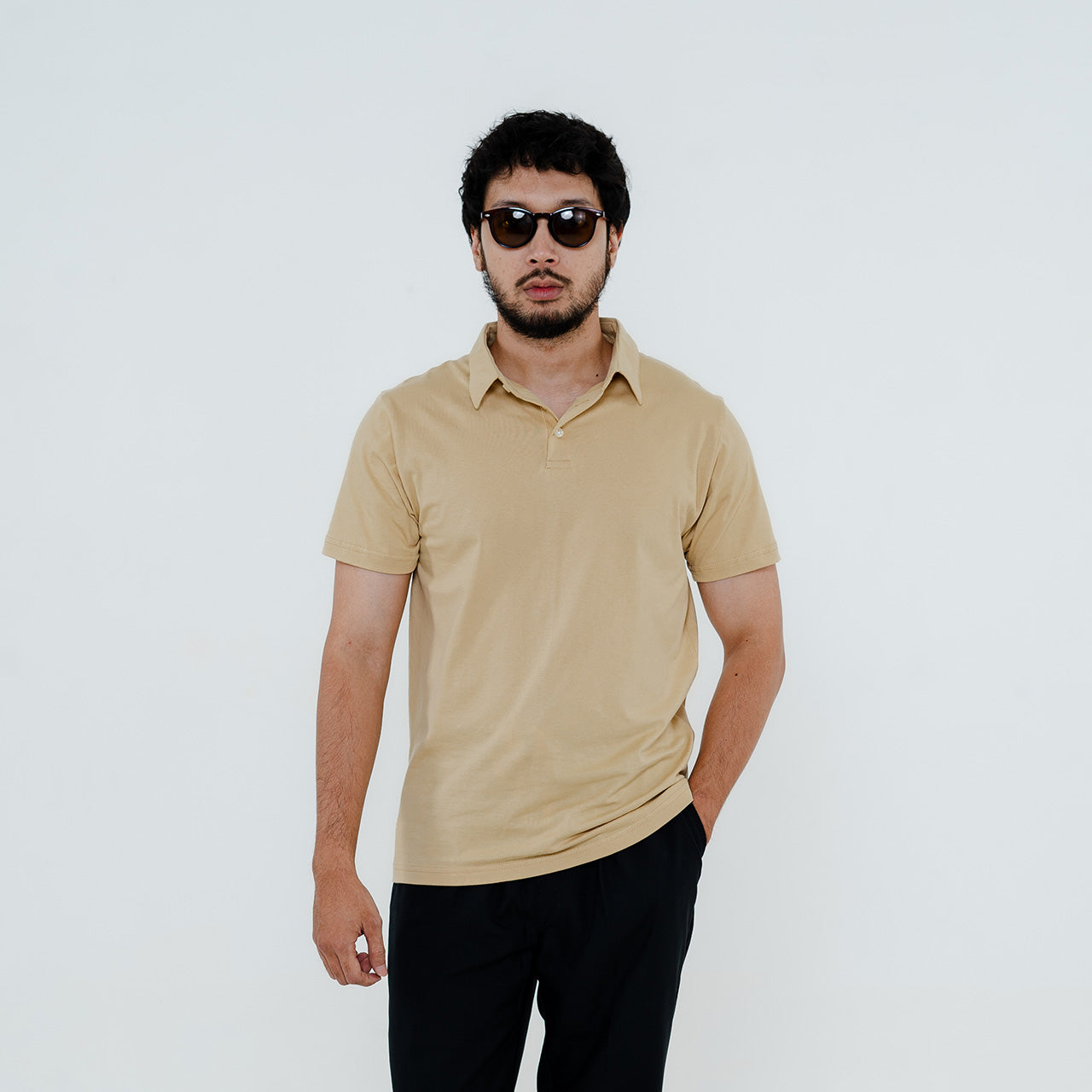 Polo Cotton Creamy Beige