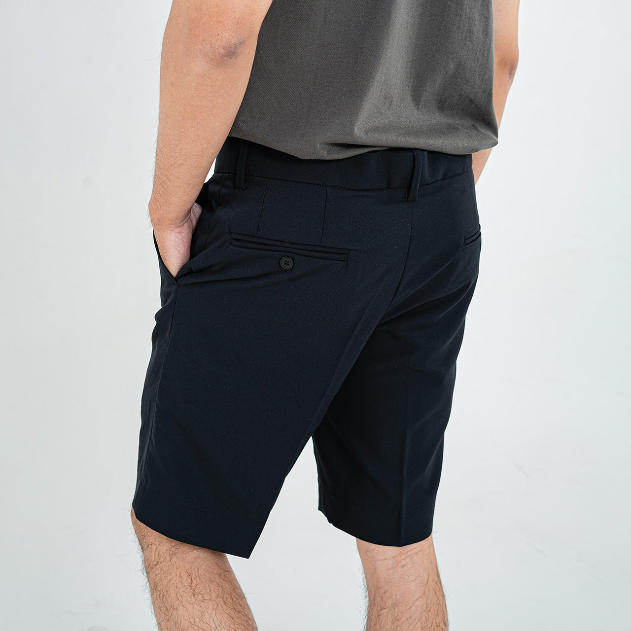 Short Chino Pants Black