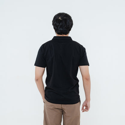 Polo Cotton Black