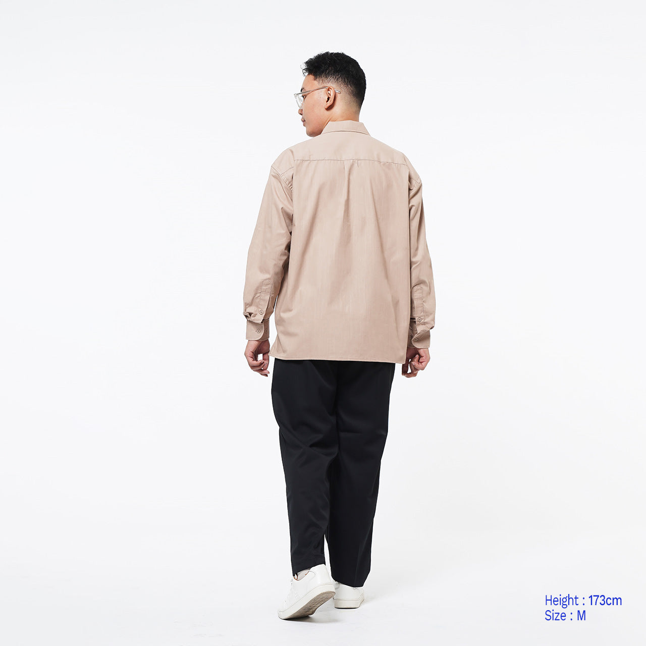 Oversized Long Shirt Brown