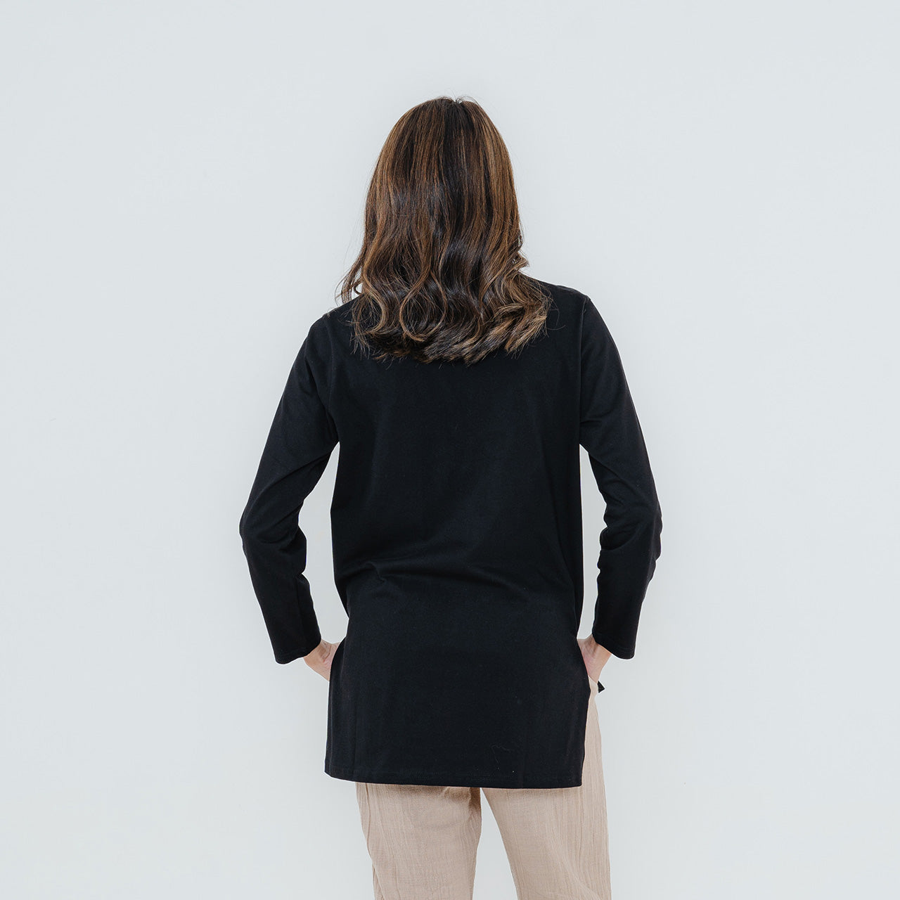 Women Relaxed Tunic Black