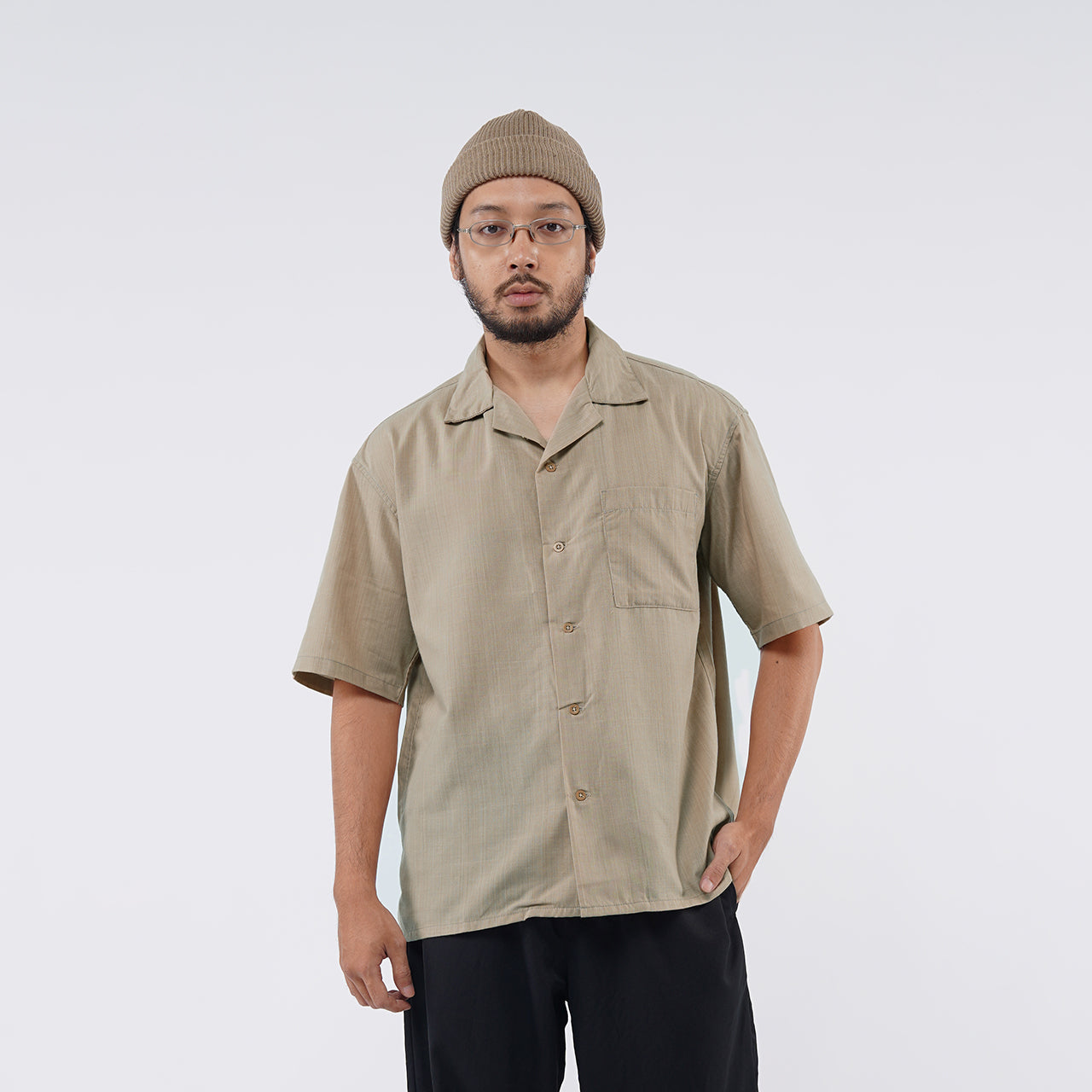 Open Collar Shirt 2.0 Khaki
