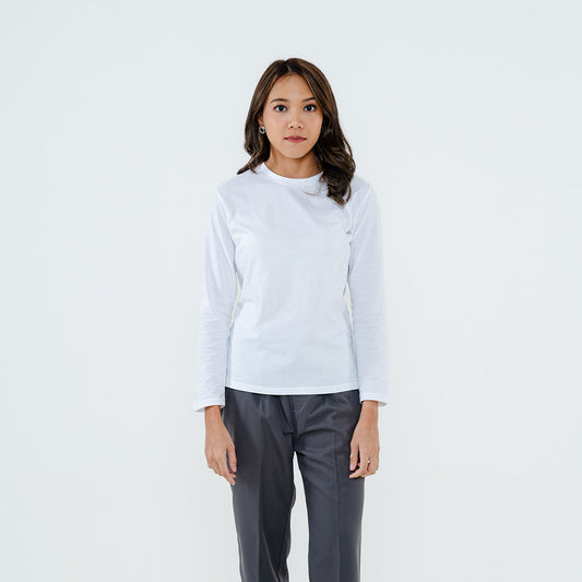 WomenFit Long Sleeve White