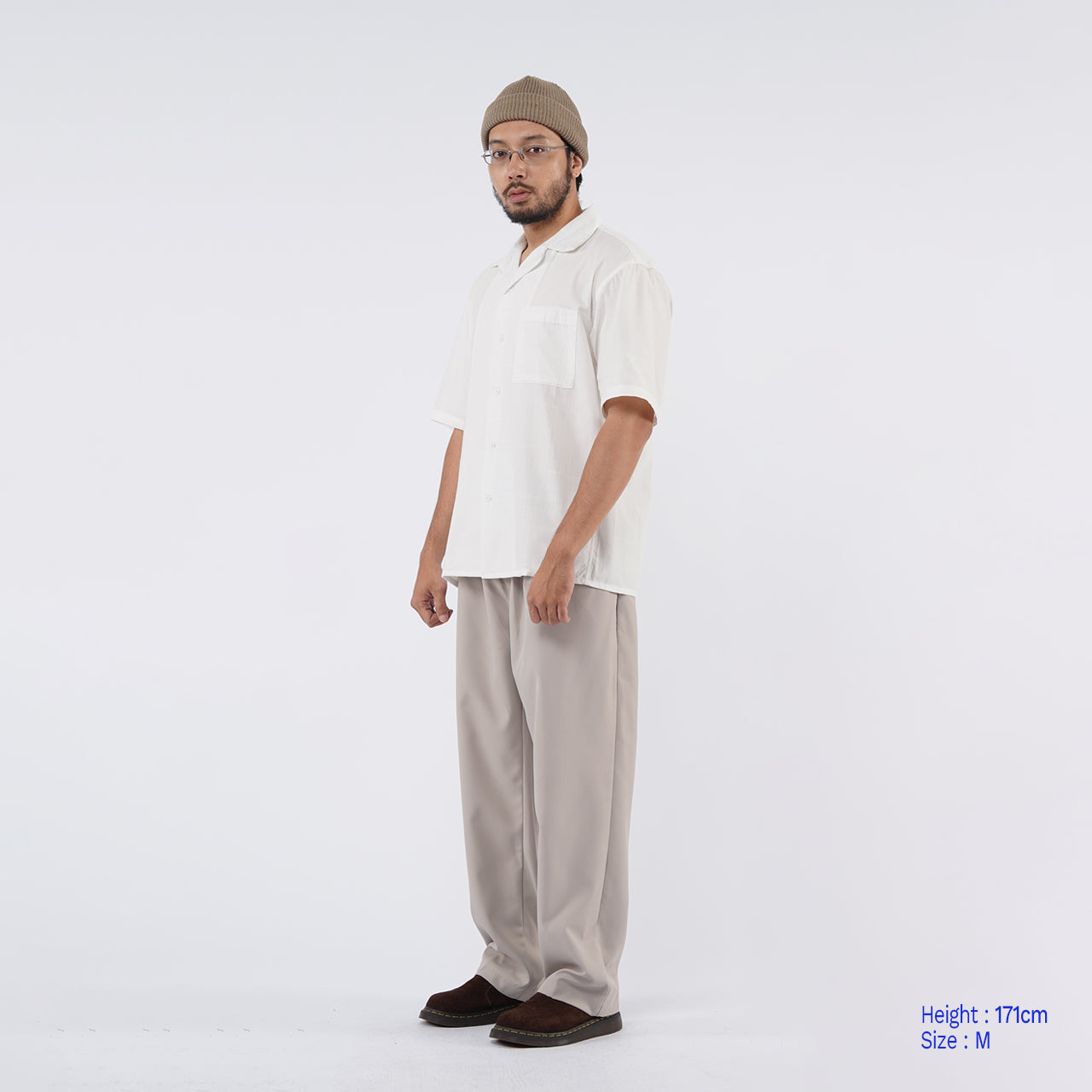 Open Collar Shirt 2.0 White
