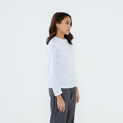 WomenFit Long Sleeve White