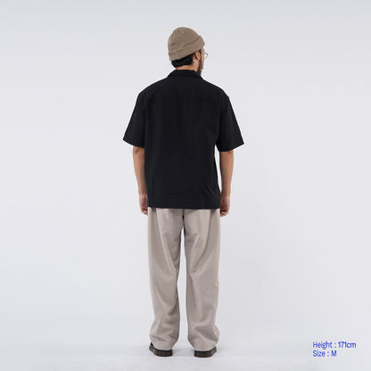 Open Collar Shirt 2.0 Black