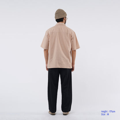 Open Collar Shirt 2.0 Light Brown