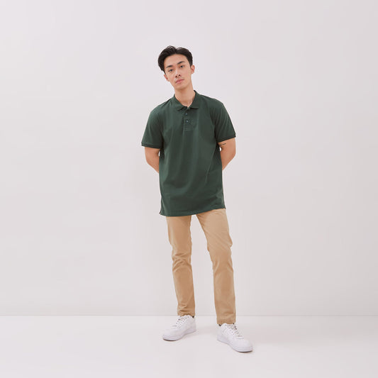 Polo Comfort Forest Green