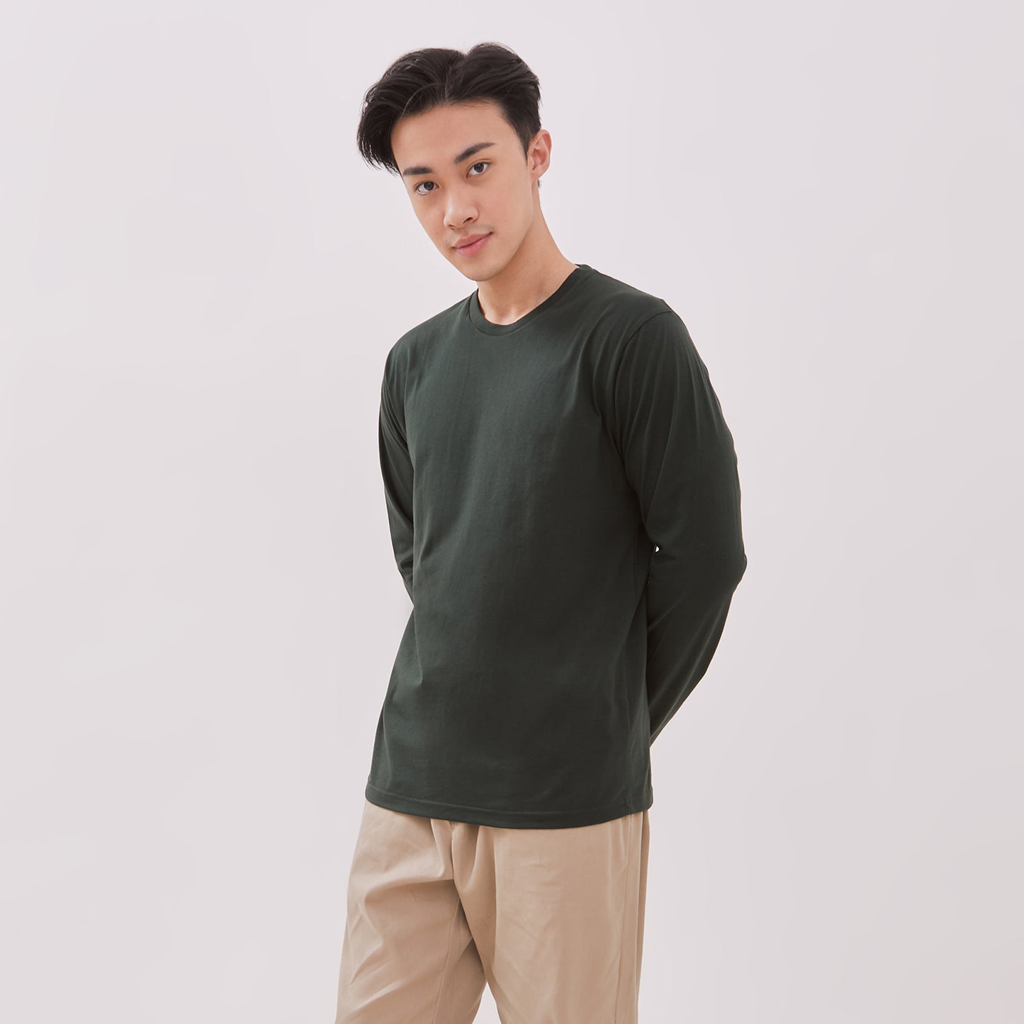 Long Sleeve Comfort Forest Green