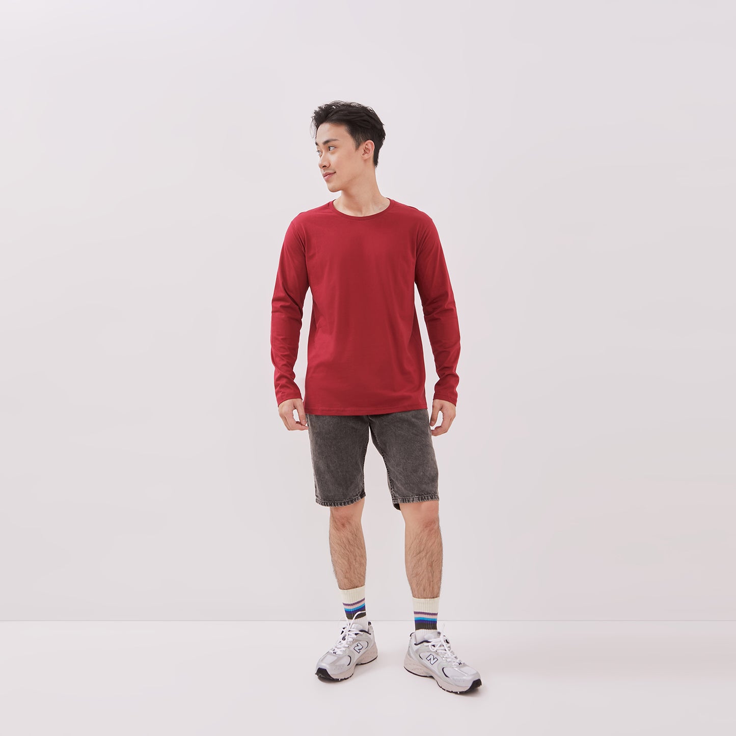 Long Sleeve Comfort Maroon