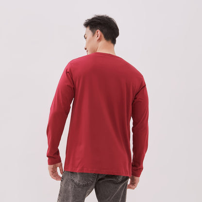 Long Sleeve Comfort Maroon