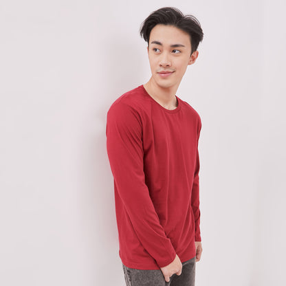 Long Sleeve Comfort Maroon