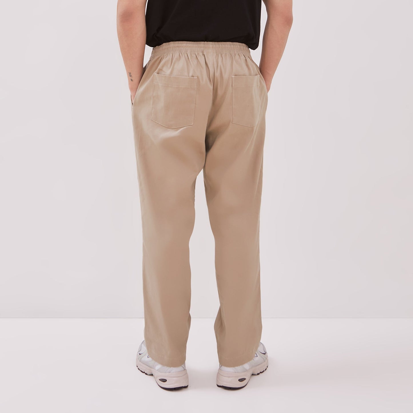 Relaxed Ankle Pants Khaki