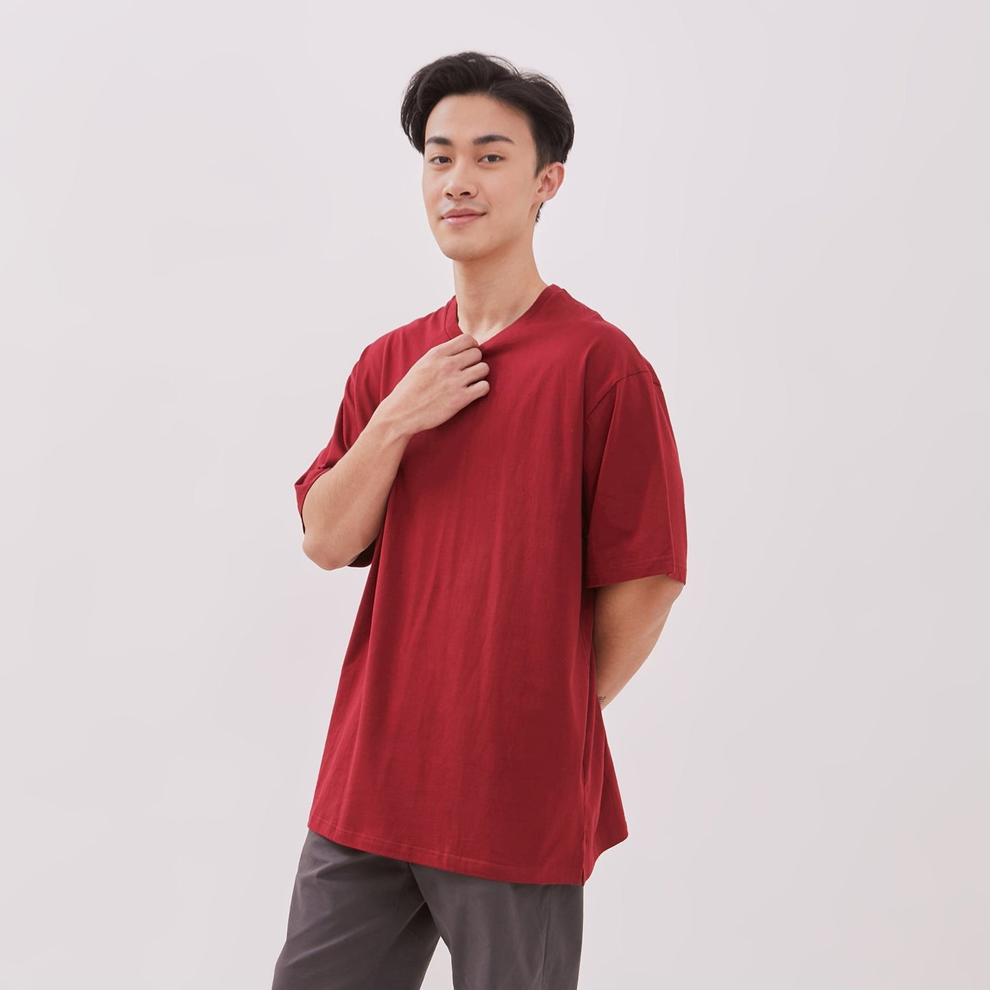 Oversized Comfort Maroon