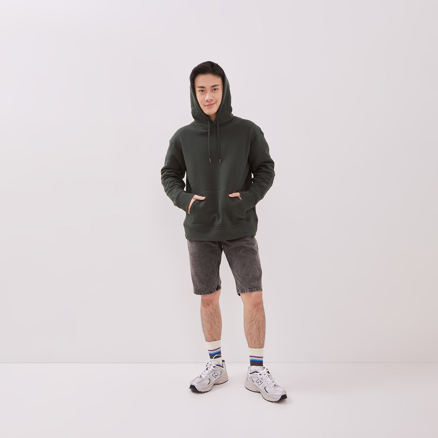 Hoodie Comfort Forest Green