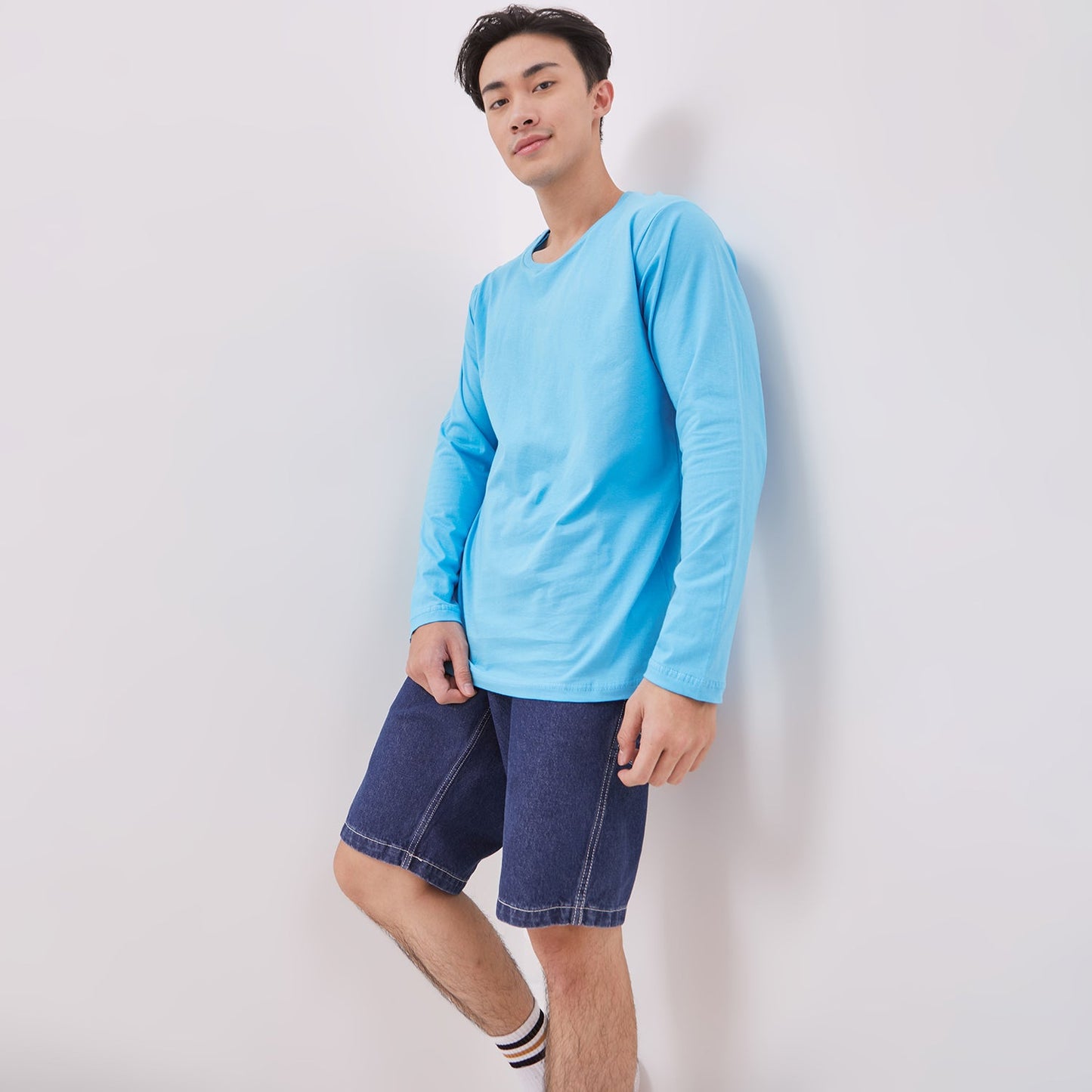 Long Sleeve Comfort Sky Blue